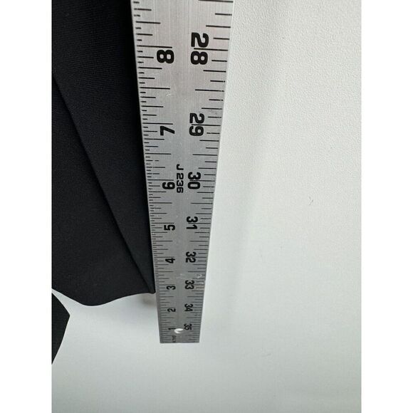 ST JOHN Caviar Pants Womens 8 Solid Black Straight Leg Dress Emma - Picture 5 of 7